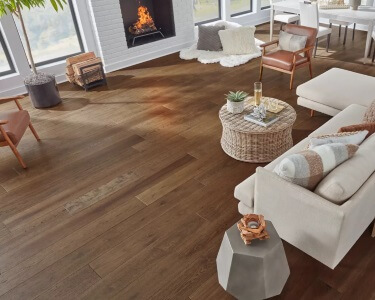 hardwood floor living room